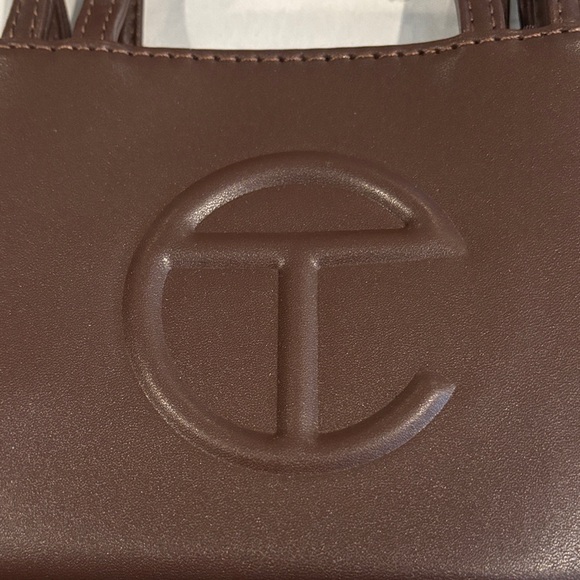 Telfar Brown Mini Shopping Bag new with tags - Picture 3 of 7